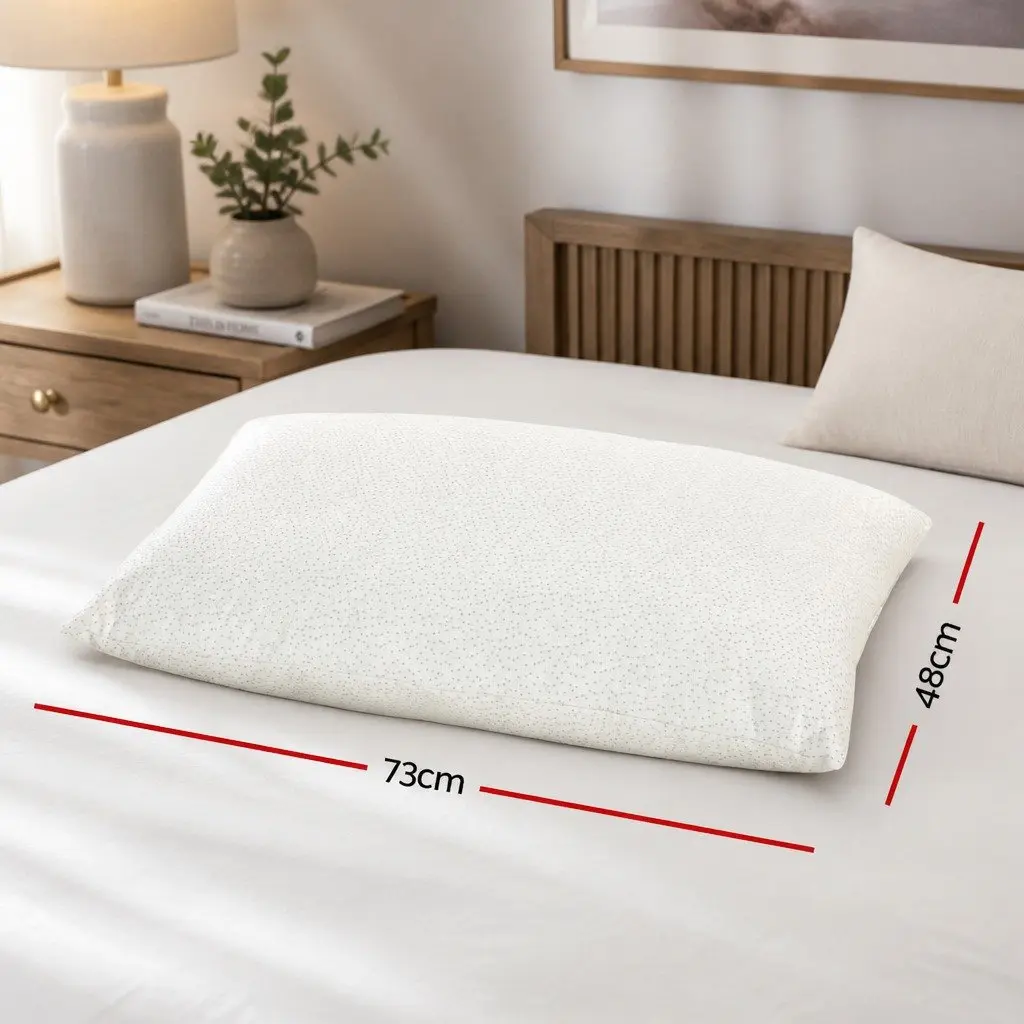 Bamboo Pillow 4 Pack Medium Firm Firm White Family Hotel Bedding Set