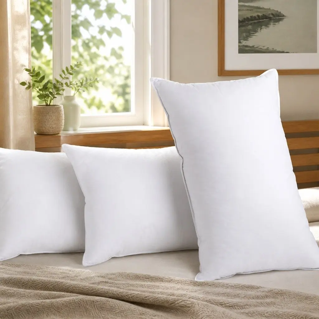 Goose Feather Down Pillow Twin Pack