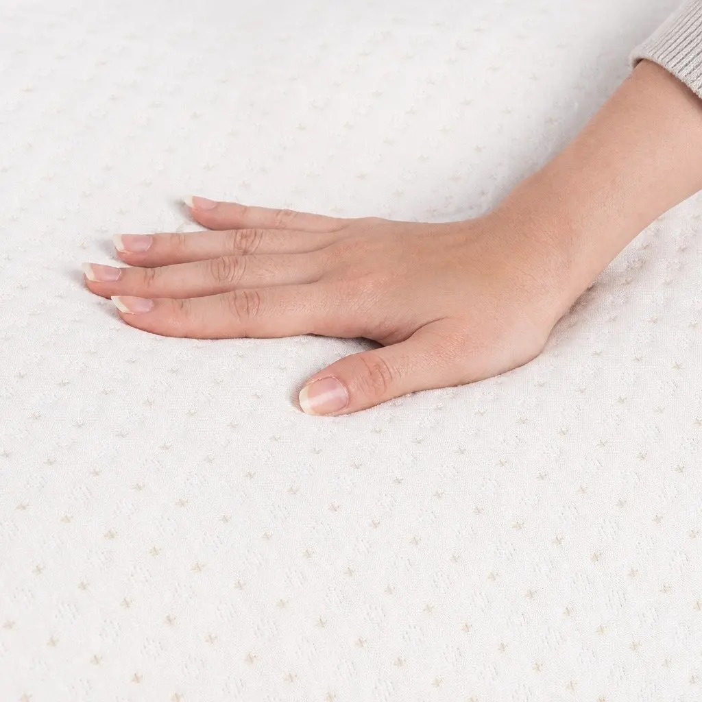Memory Foam Pillow Twin Pack for Neck Support 73cm x 48cm White Shredded Gel-Infused Bamboo Cover