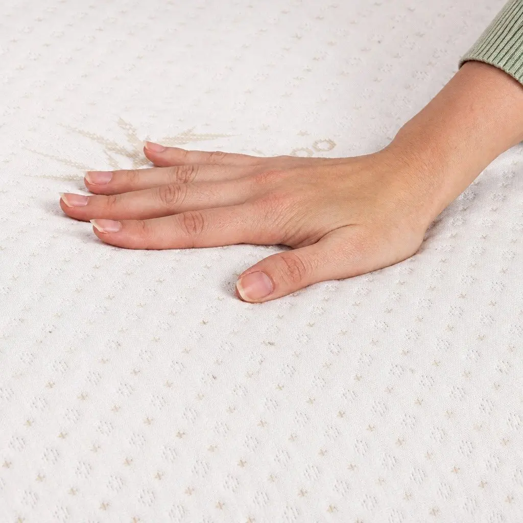Memory Foam Pillow Twin Pack for Neck Support 73cm x 48cm White Shredded Gel-Infused Bamboo Cover