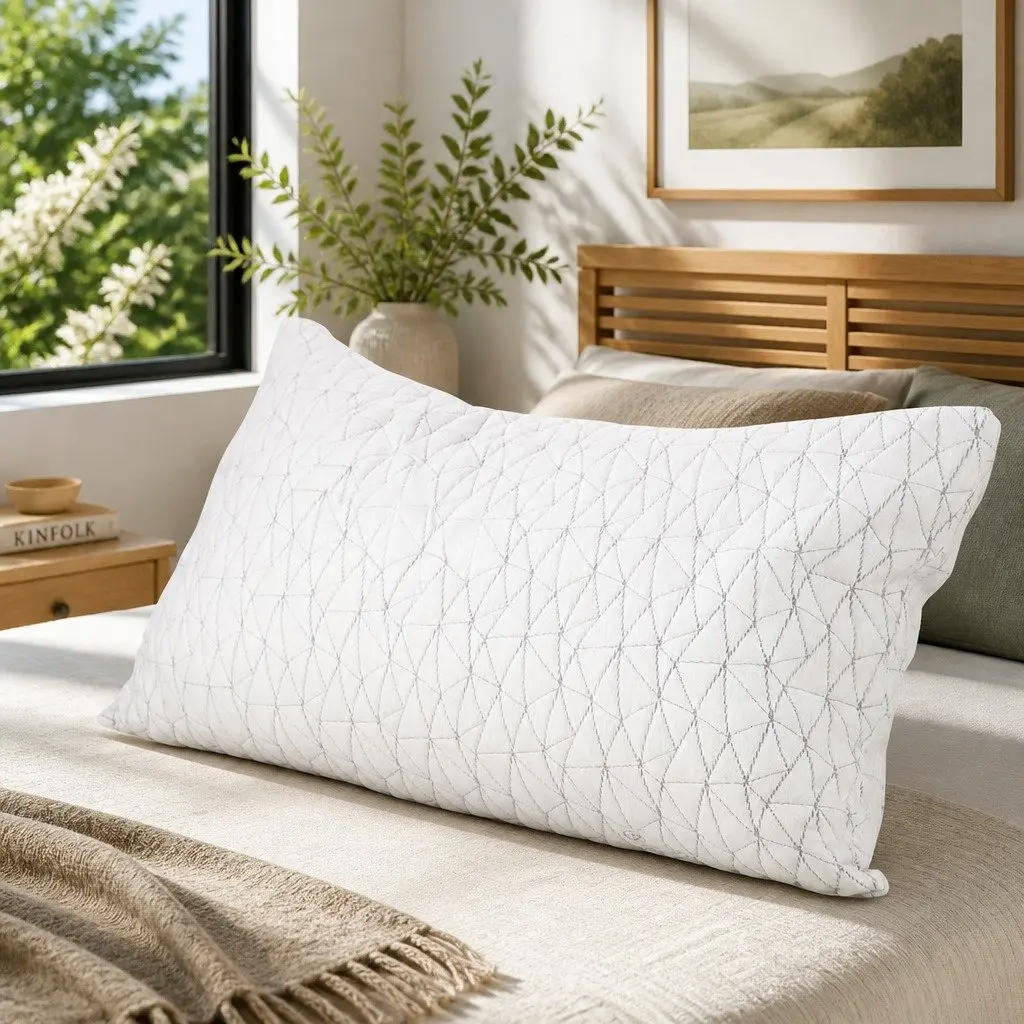 King Size Twin Pack Memory Foam Pillows