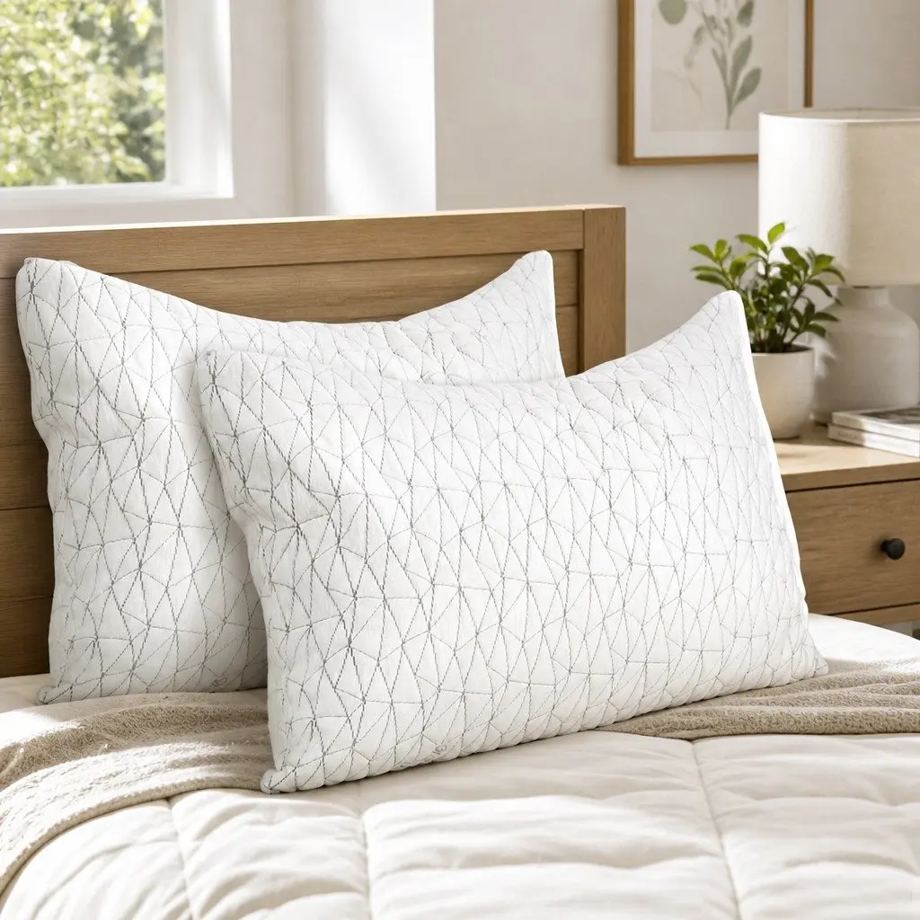 Gel-Infused Memory Foam Pillows Twin Pack