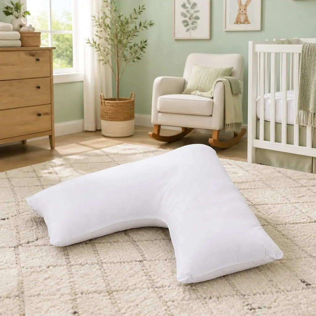 V Shape Body Pillow with Soft Cover and Filling