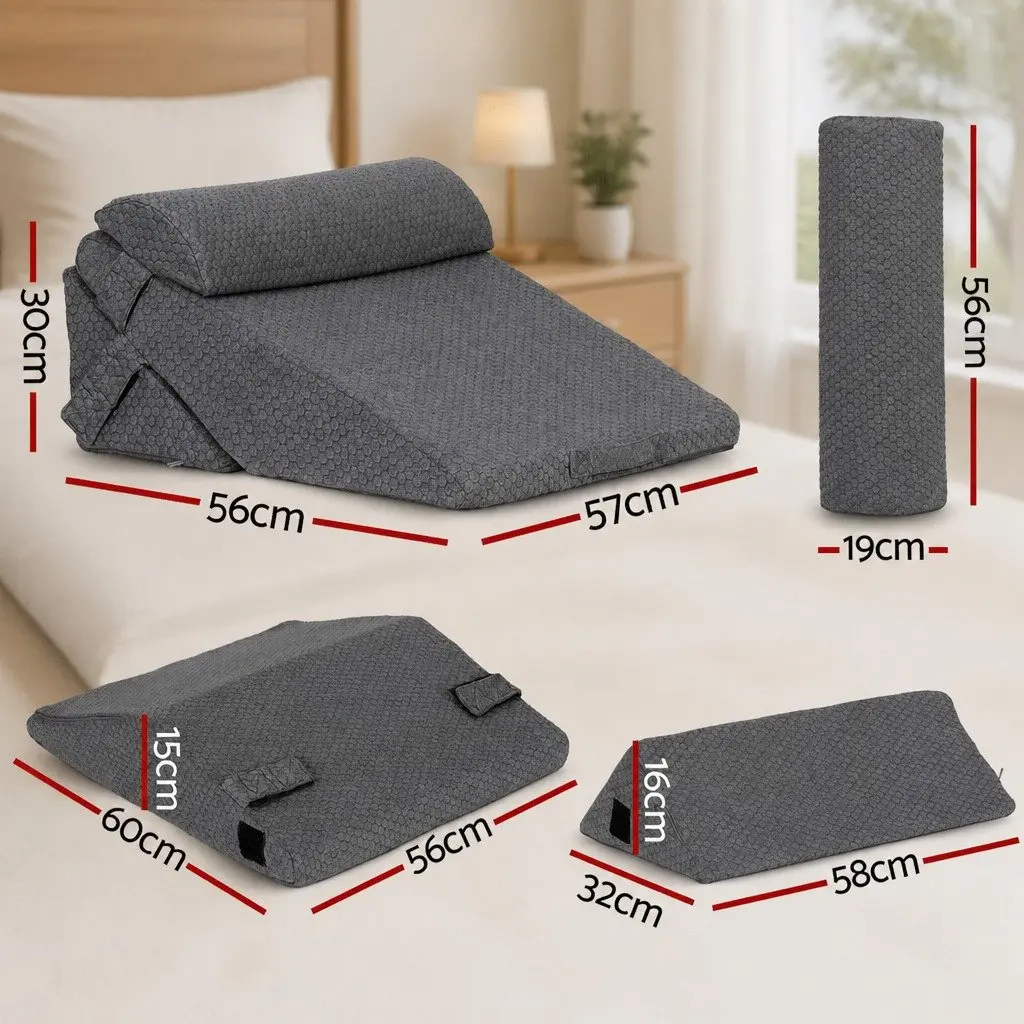 Adjustable Wedge Pillow in Grey