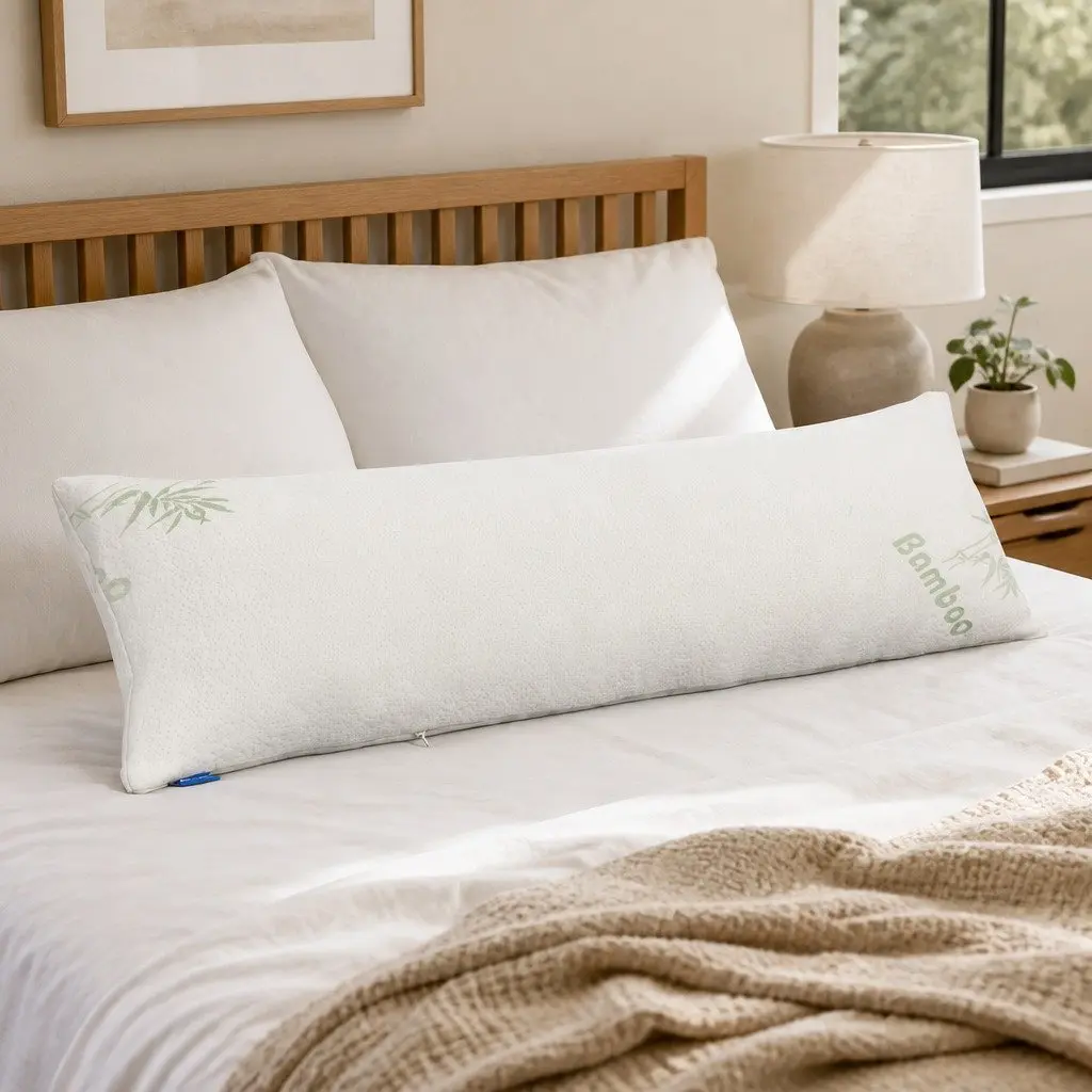 Body Pillow Full Length Support for Side Sleeping and Pregnancy 120cm x 36cm