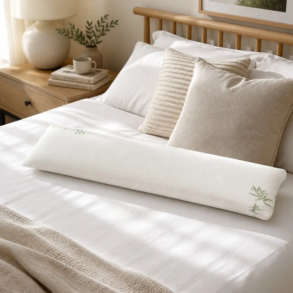 Body Pillow Full Length Support for Side Sleeping and Pregnancy 120cm x 36cm