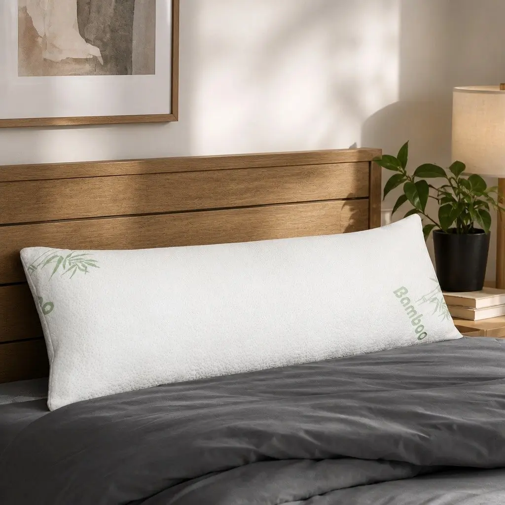Body Pillow Full Length Support for Side Sleeping and Pregnancy 120cm x 36cm