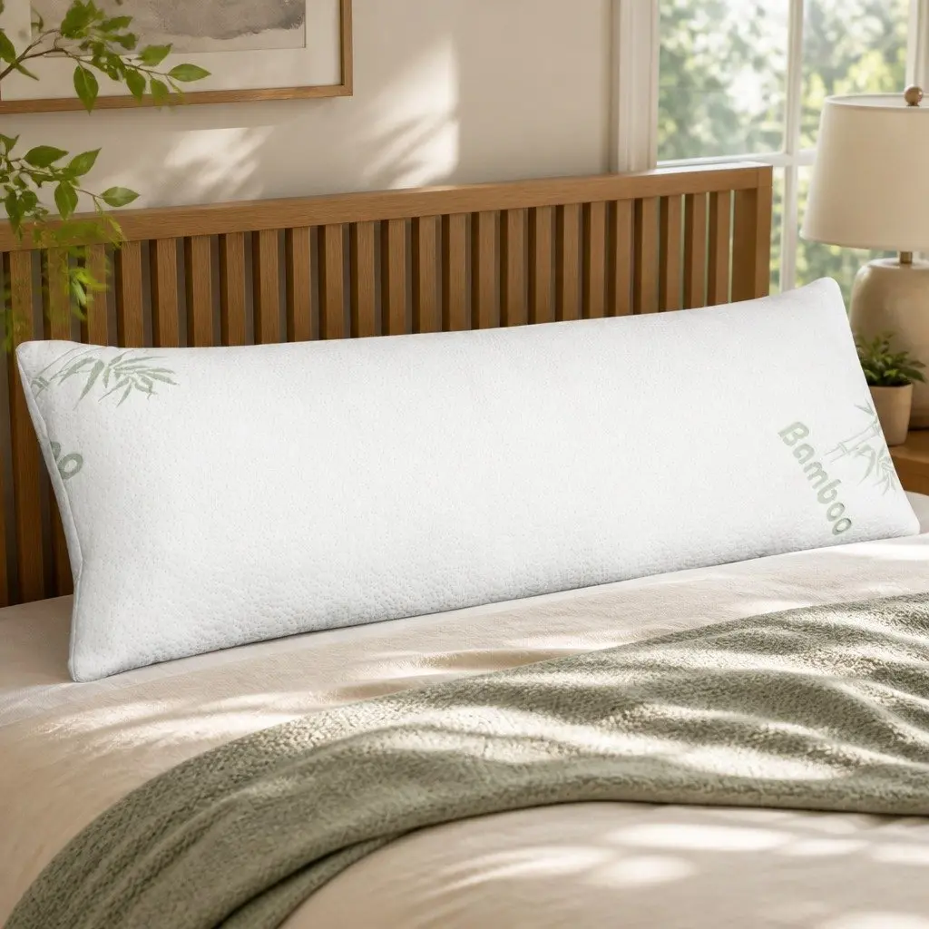 Body Pillow Full Length Support for Side Sleeping and Pregnancy 120cm x 36cm
