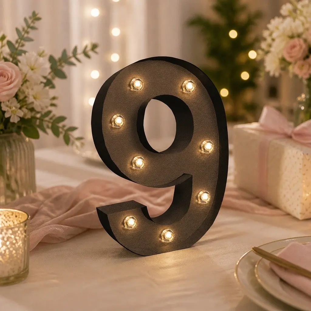 LED Metal Letter and Number Lights