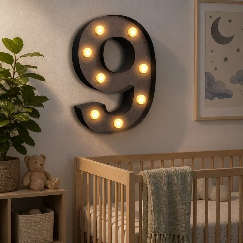 LED Metal Letter and Number Lights