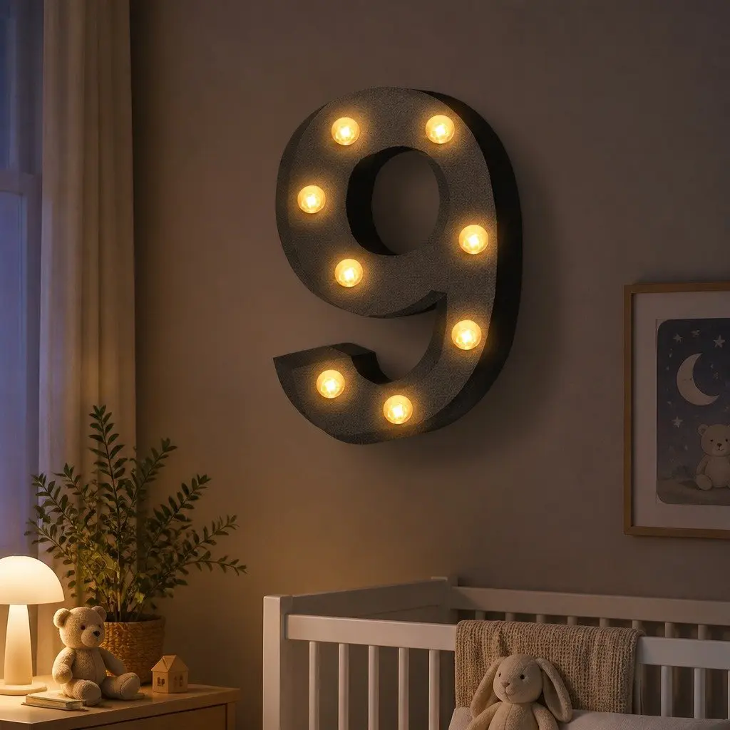 LED Metal Letter and Number Lights