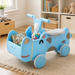 Kids Ride On Push Car Specifications: Blue Vehicle