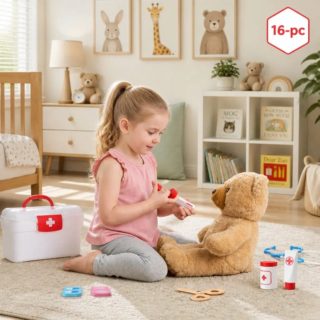 Doctor Pretend Play Set for Kids 16 Pieces