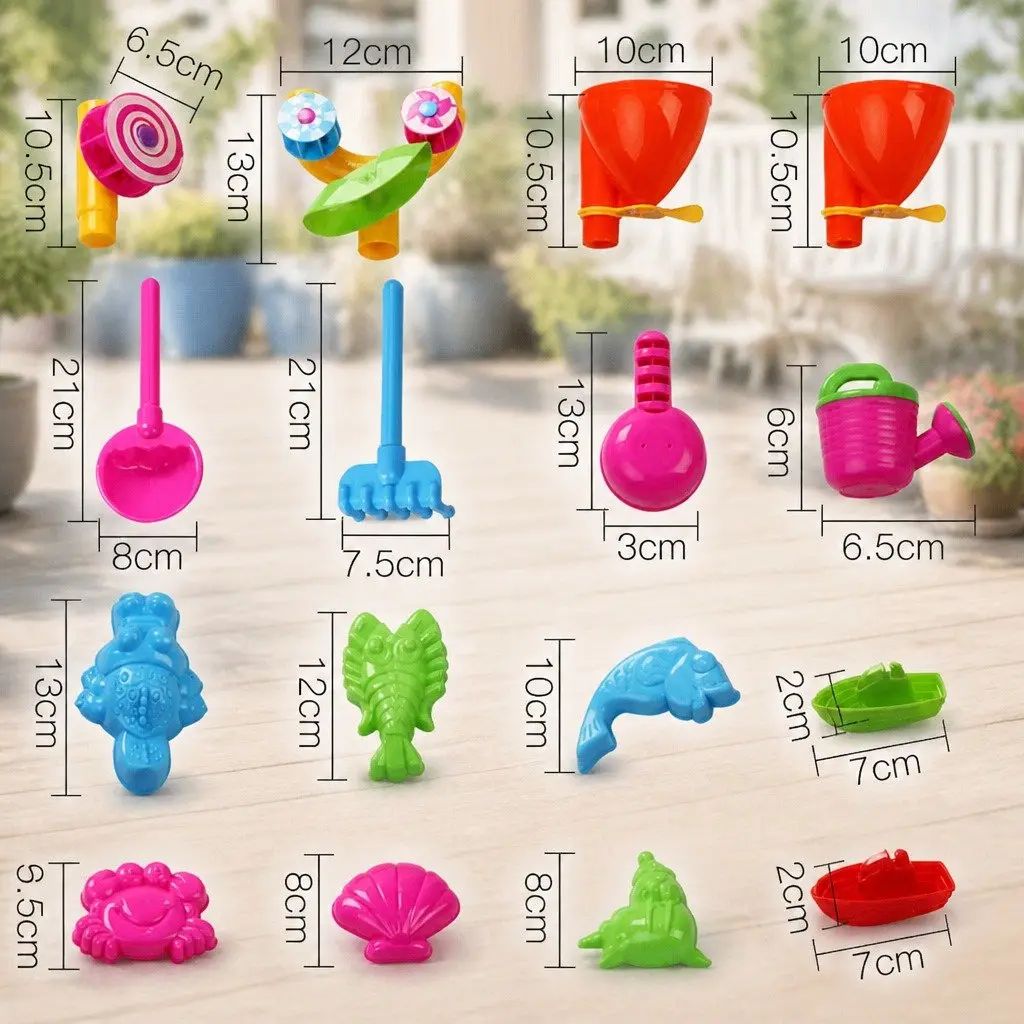 Kids Sand and Water Table Outdoor Play Set with Accessories Toys for Toddlers
