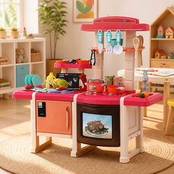 Detailed Specifications of Kids Pretend Play Kitchen Set