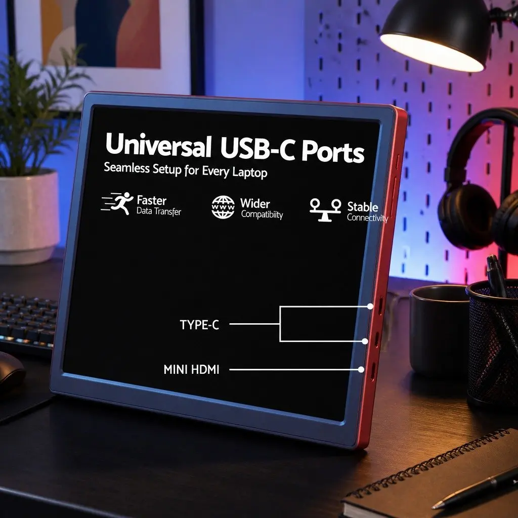 14 Inch Portable Laptop Screen Extender 1080P IPS