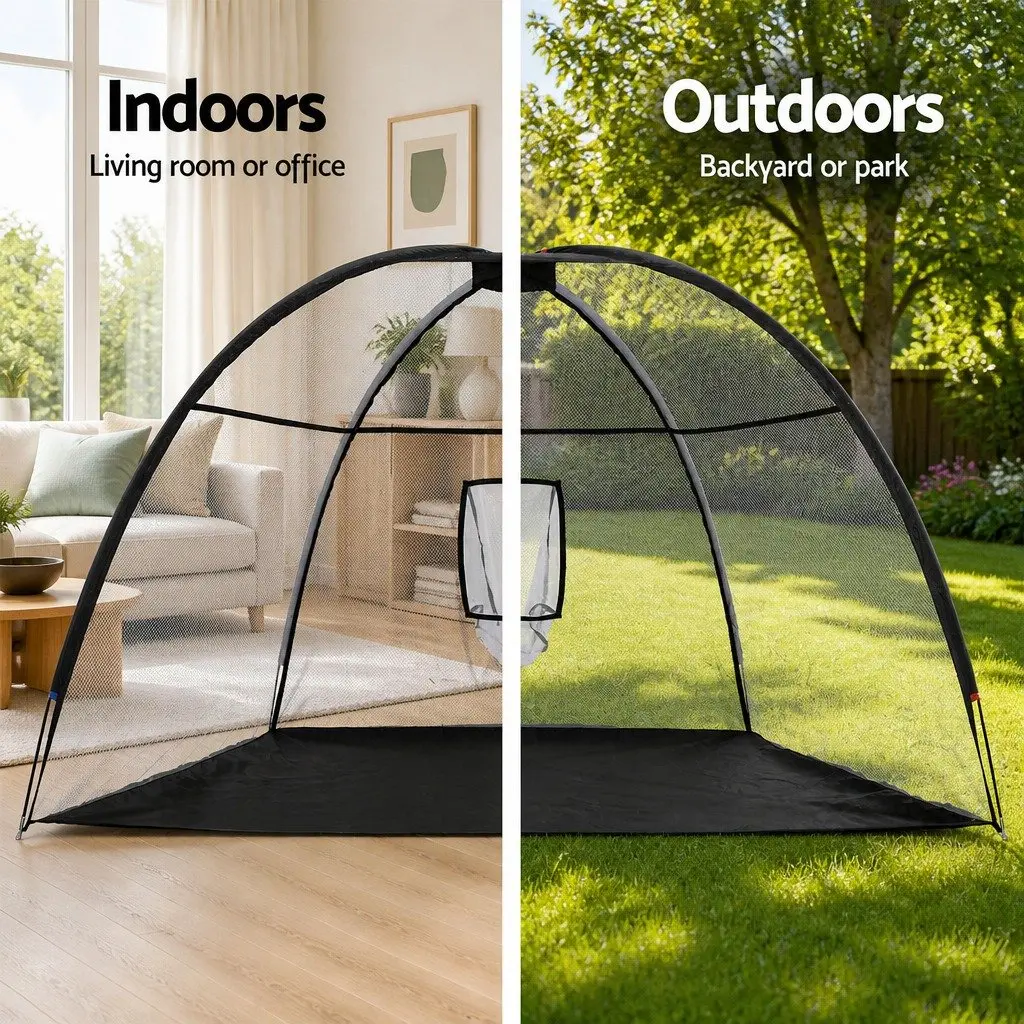 Golf Practice Net Outdoor 3.5m Portable Training Aid for Swing Training
