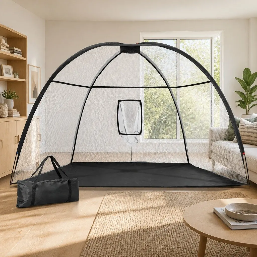 Golf Practice Net Outdoor 3.5m Portable Training Aid for Swing Training