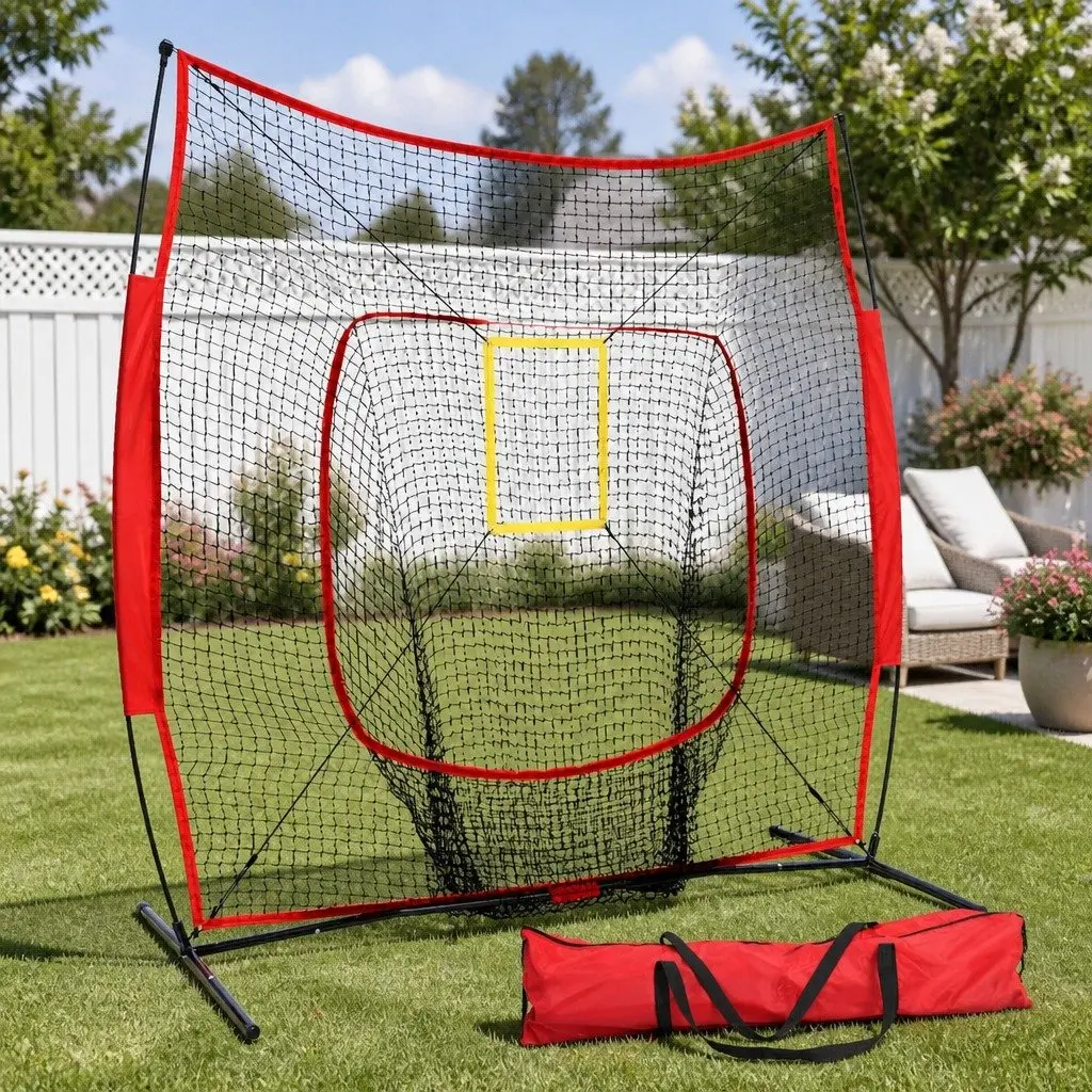 7ft Baseball Softball Training Net Kit