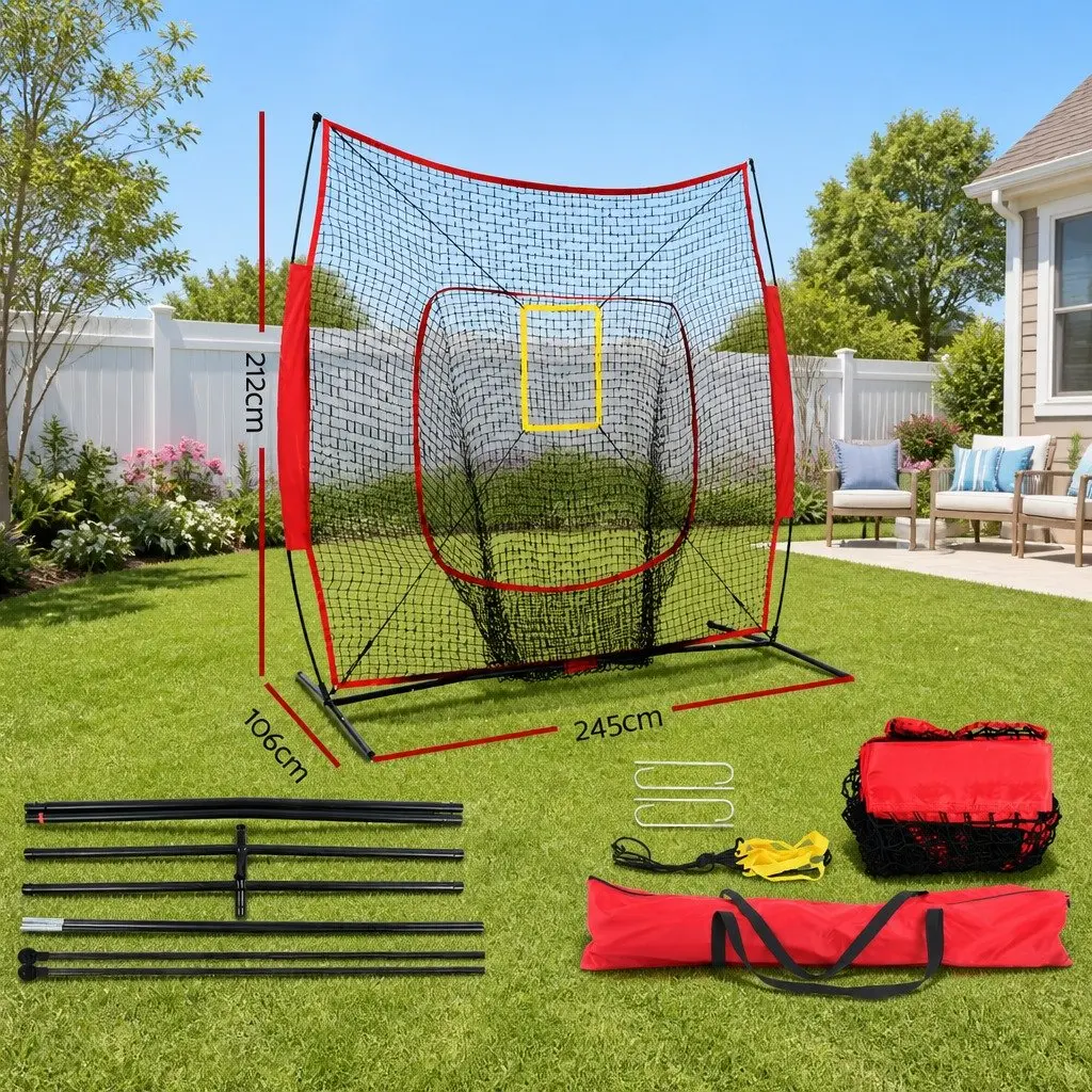 7ft Baseball Softball Training Net Kit