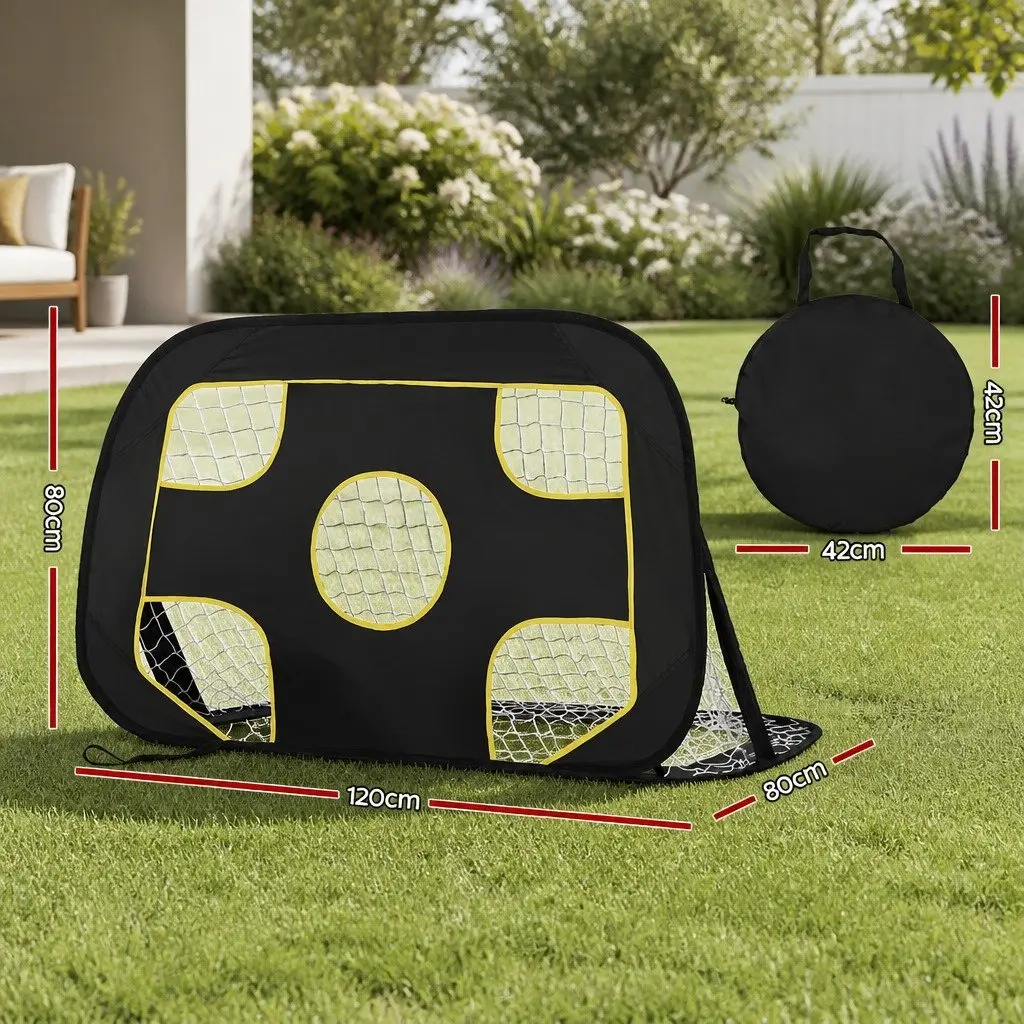 Portable Soccer Goal Net Training Rebounder for Outdoor Indoor Use 120 x 80 x 80 cm