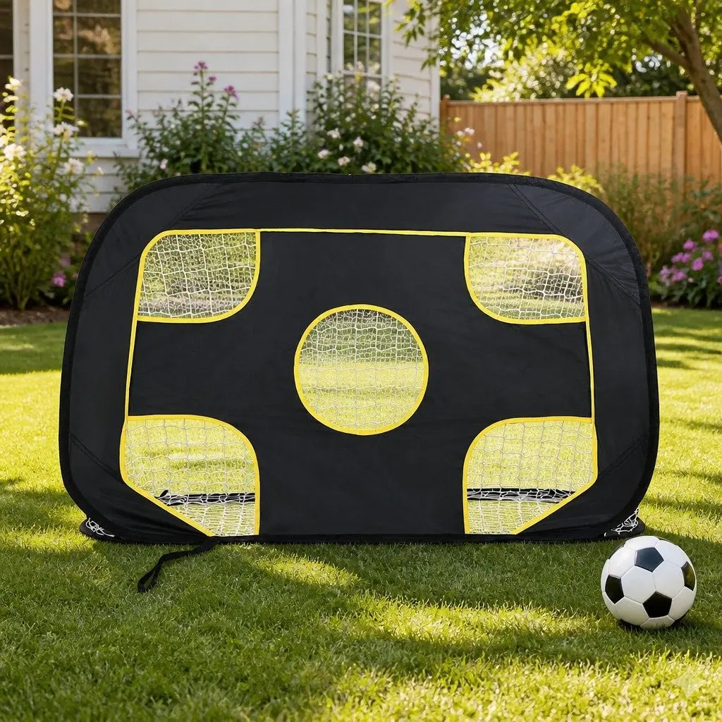 Portable Soccer Goal Net Training Rebounder for Outdoor Indoor Use 120 x 80 x 80 cm