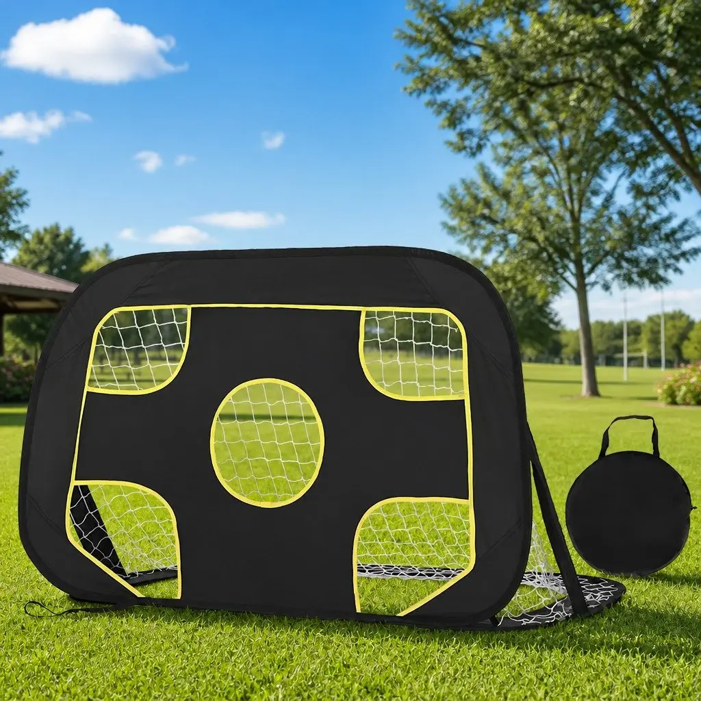 Portable Soccer Goal Net Training Rebounder for Outdoor Indoor Use 120 x 80 x 80 cm