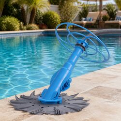 Automatic Pool Vacuum Cleaner Floor Wall Climbing System Above Ground In-Ground