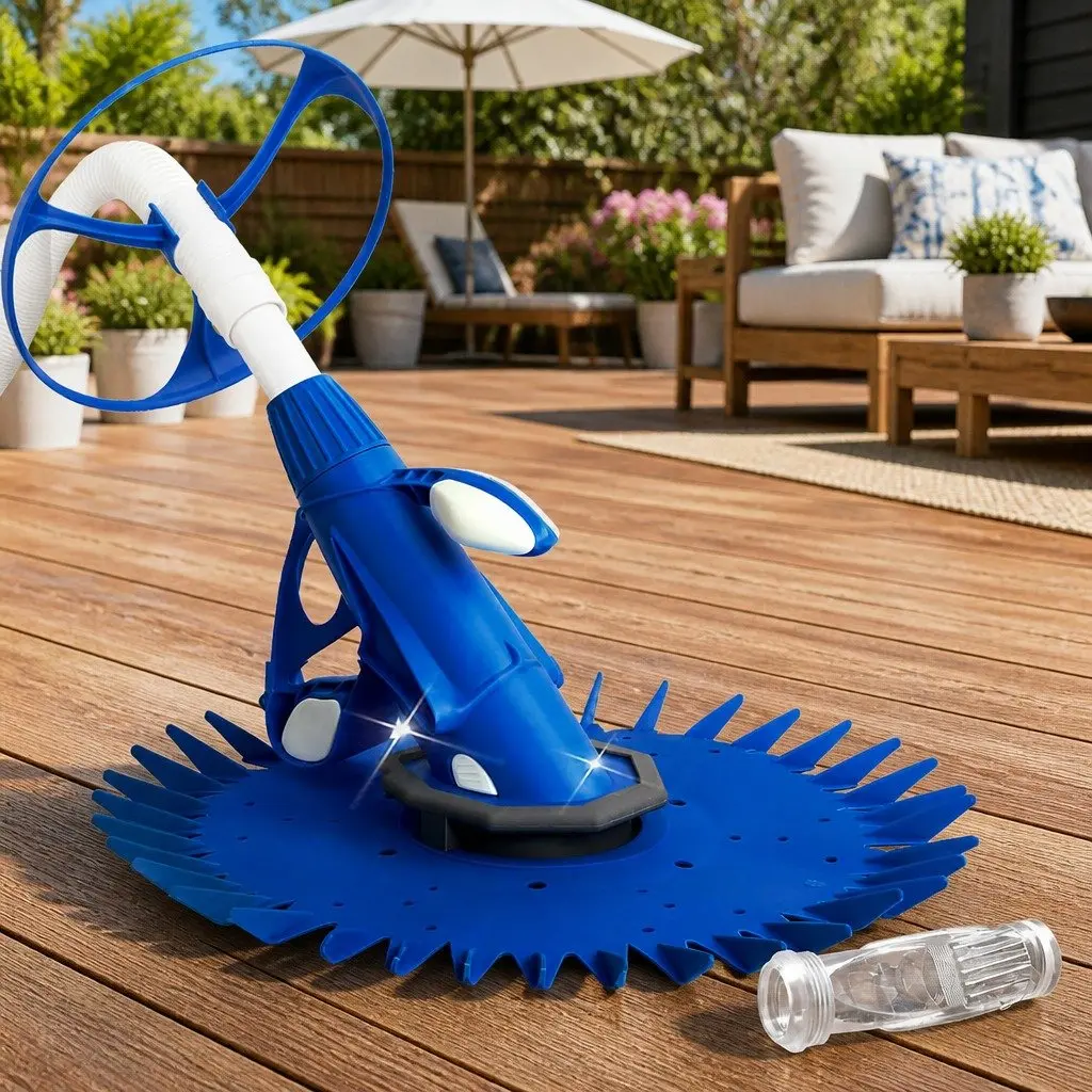 Automatic Pool Cleaner Vacuum Floor Wall Climb Swimming 10M Hose Above Ground