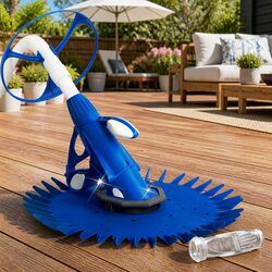 Automatic Pool Cleaner with 10m Hose and Durable Design