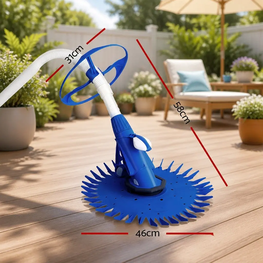 Automatic Pool Cleaner Vacuum Floor Wall Climb Swimming 10M Hose Above Ground
