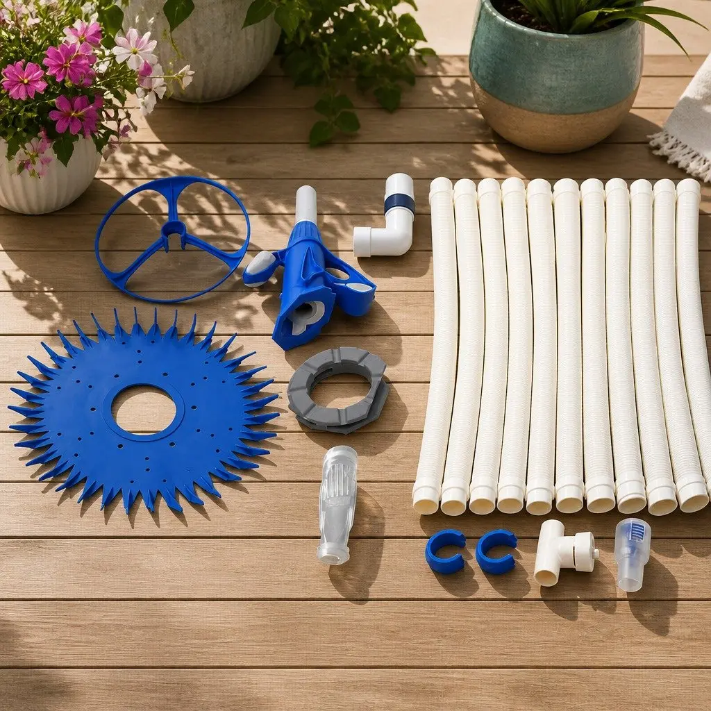 Automatic Pool Cleaner Vacuum Floor Wall Climb Swimming 10M Hose Above Ground