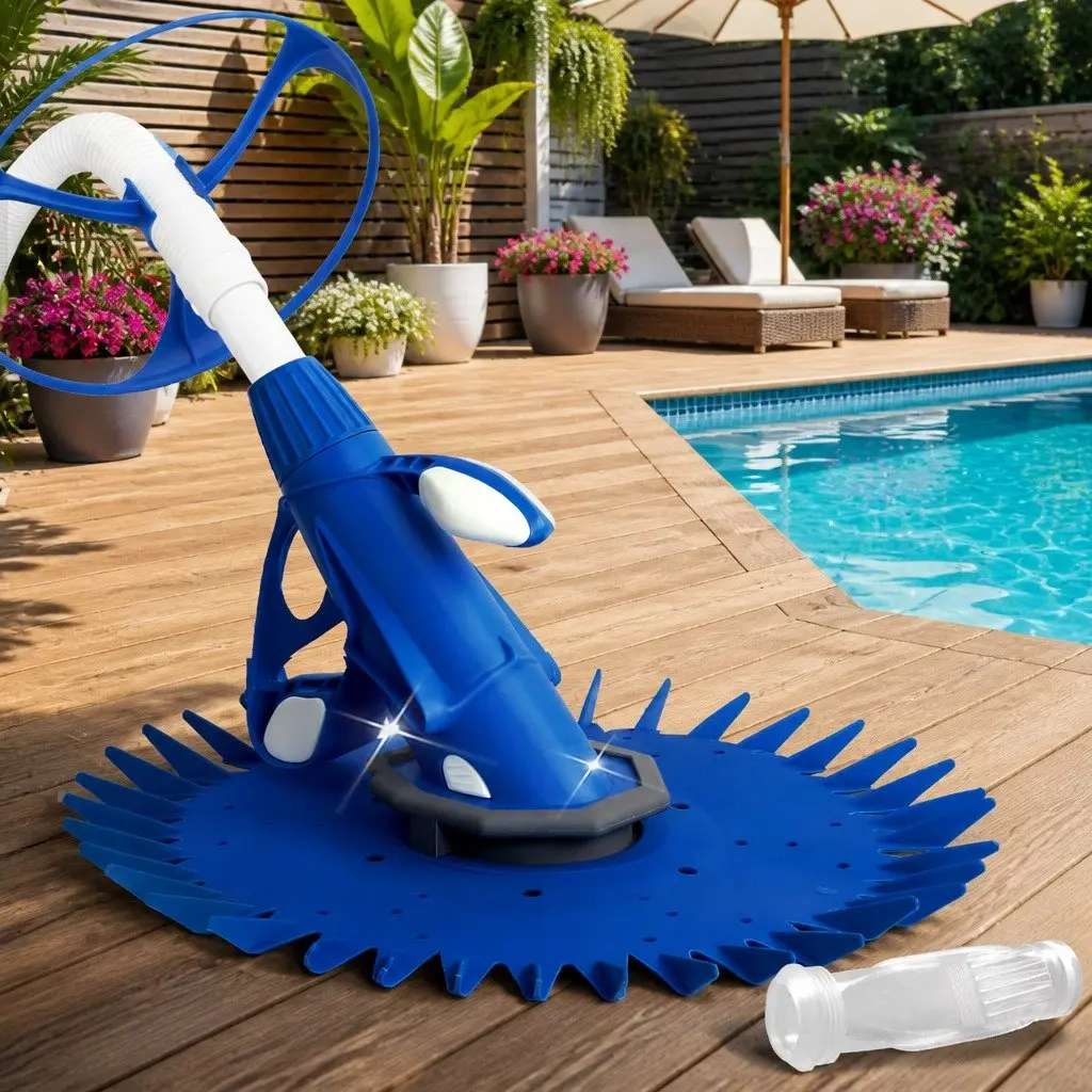 Automatic Pool Cleaner Vacuum Floor Wall Climb Swimming 10M Hose Above Ground
