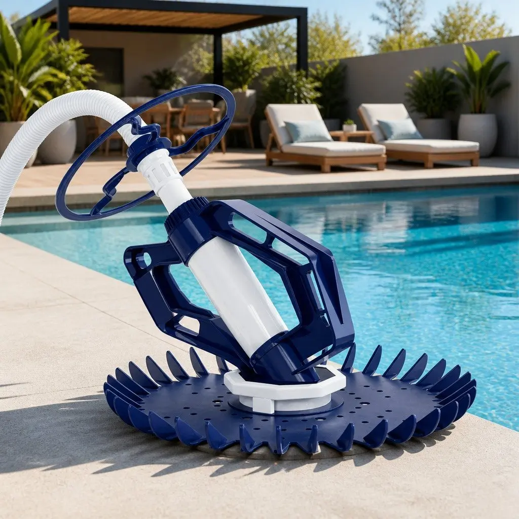 Automatic Pool Vacuum Cleaner with 10M Suction Hose