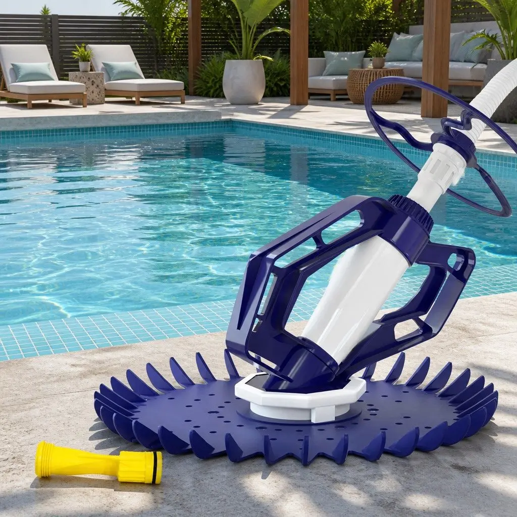 Automatic Pool Vacuum Cleaner with 10M Suction Hose