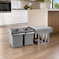 Pull-Out Bin Double Basket 2x15L: Detailed Specifications