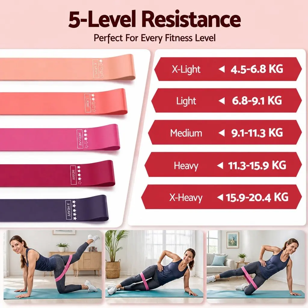 15-Piece Pilates and Yoga Equipment Set with Carry Bag