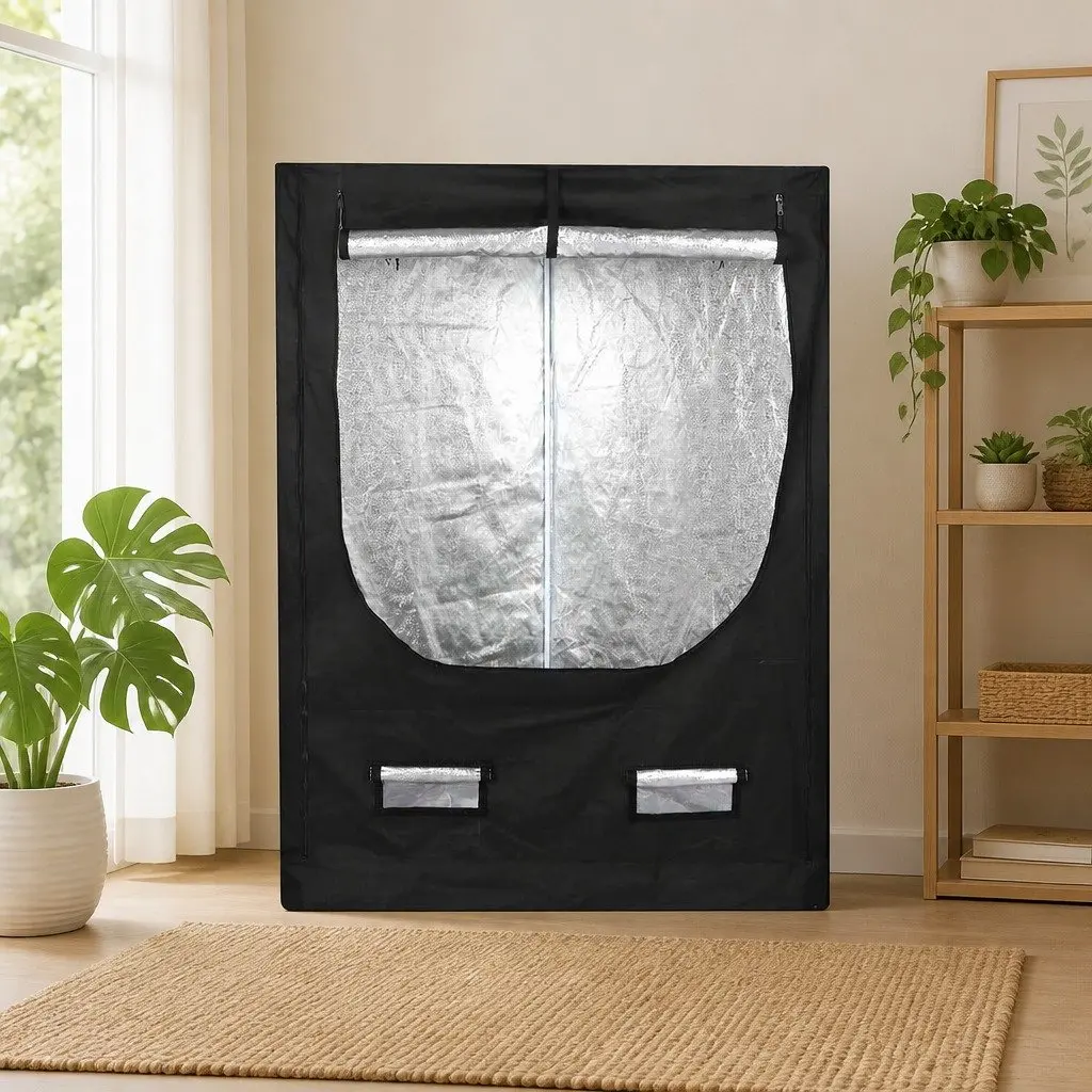 600D Oxford Cloth Indoor Hydroponic Grow Tent with Steel Frame