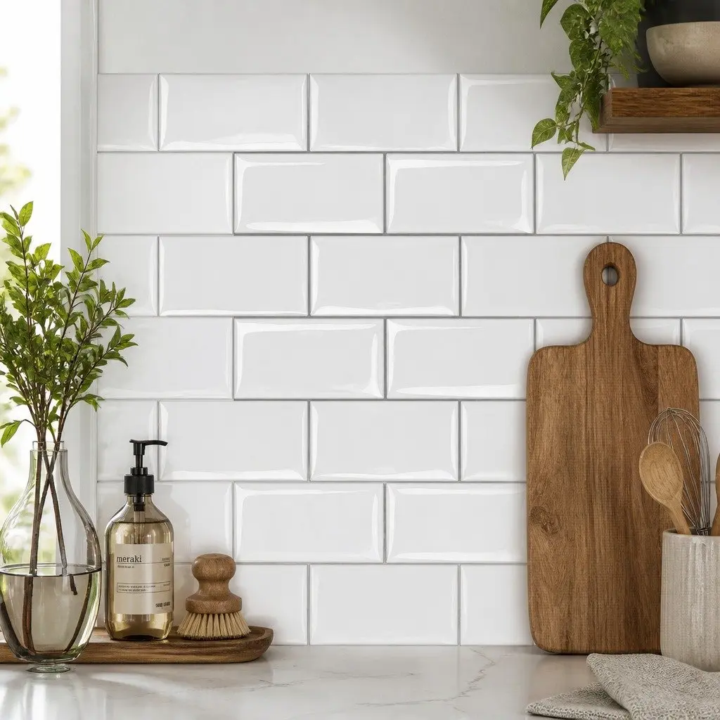 3D Self-Adhesive Subway Tile Backsplash, 10 Sheets