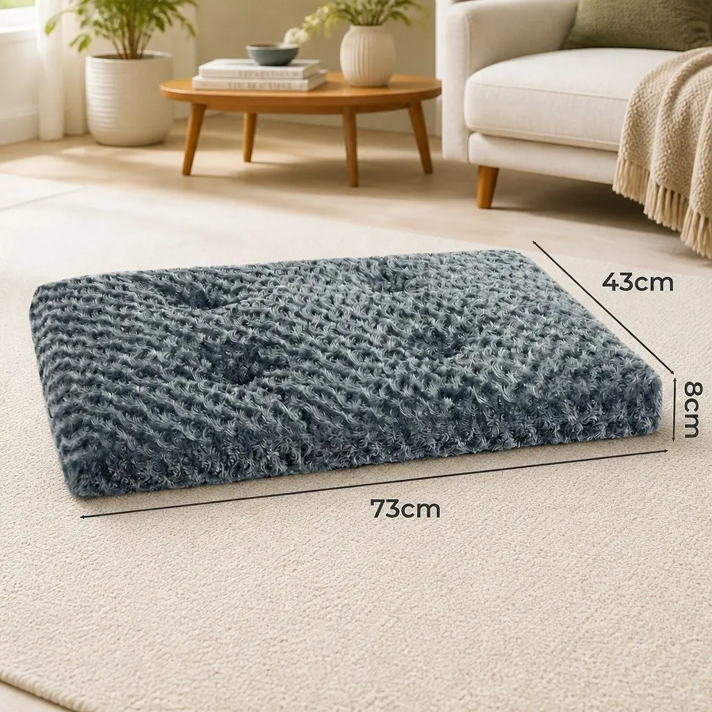Dog Pet Bed Calming Plush Washable Soft Warm Comfort 73cm