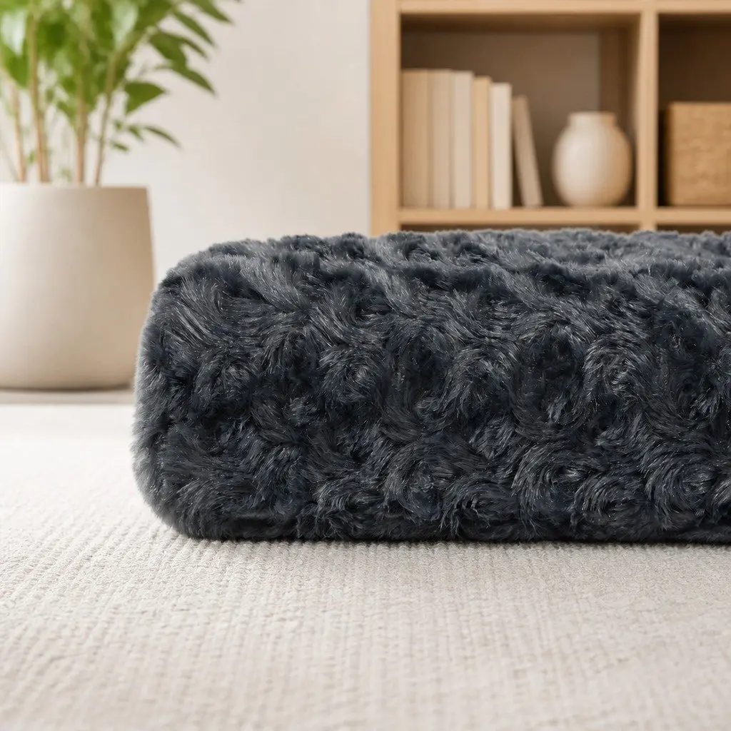 Dog Pet Bed Calming Plush Washable Soft Warm Comfort 73cm