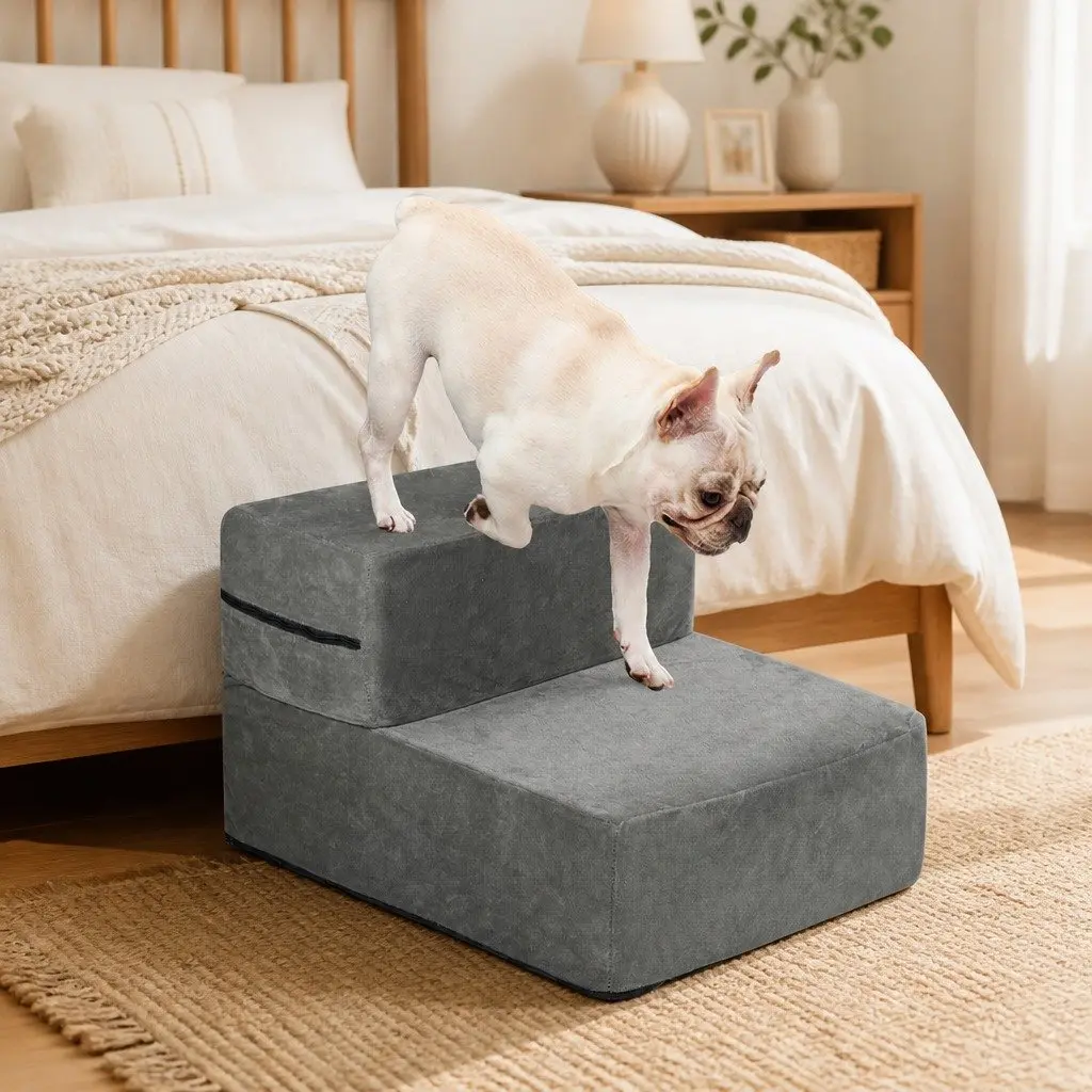 Pet Stairs 2 Step Ramp Portable Climbing Helper Small Medium Large Extra Large