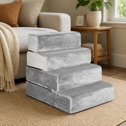 Pet Stairs - Dimensions 66cm x 45.7cm x 55.9cm