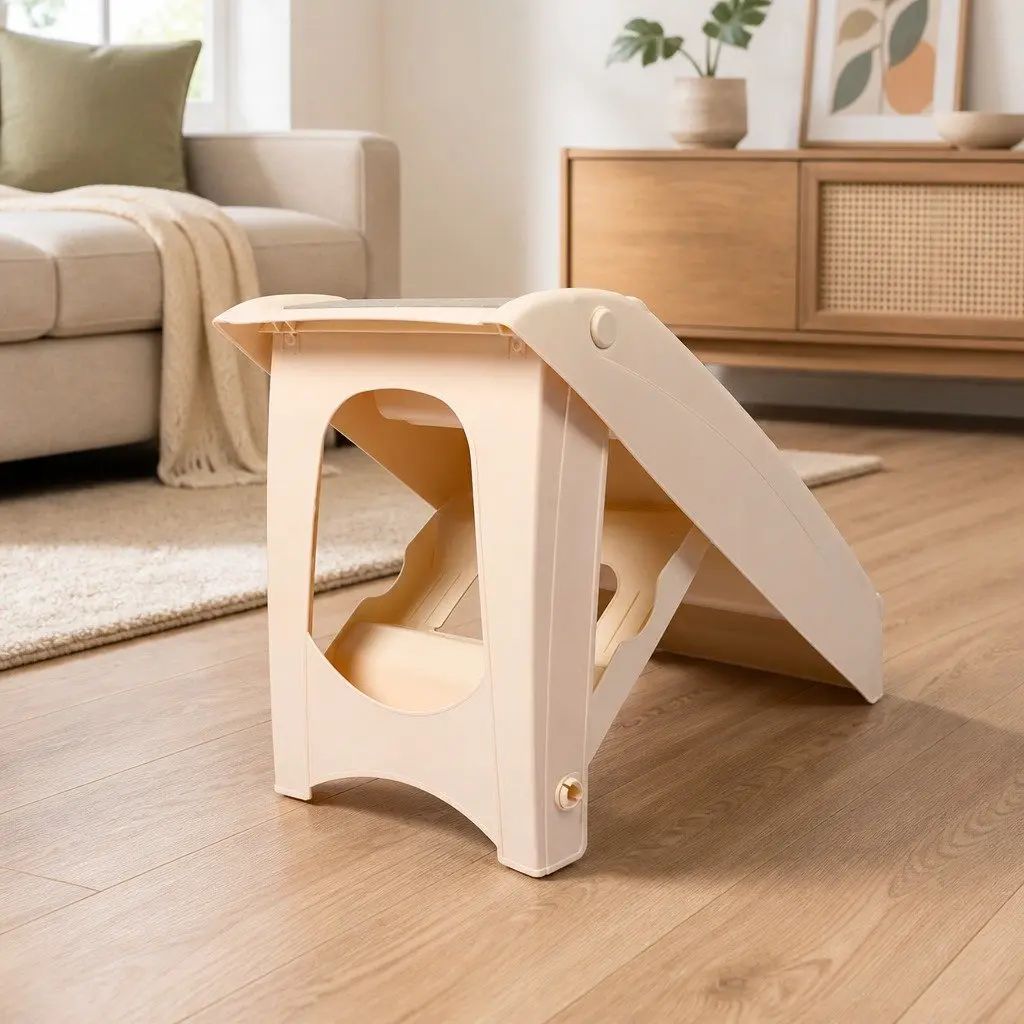 Pet Ramp Indoor Dog Steps Foldable Portable Anti-Slip Safety Buckle Small