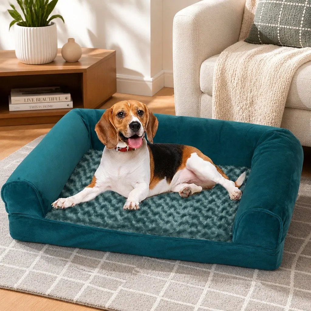 Orthopaedic Medium Dog Bed Sofa with Washable Cover