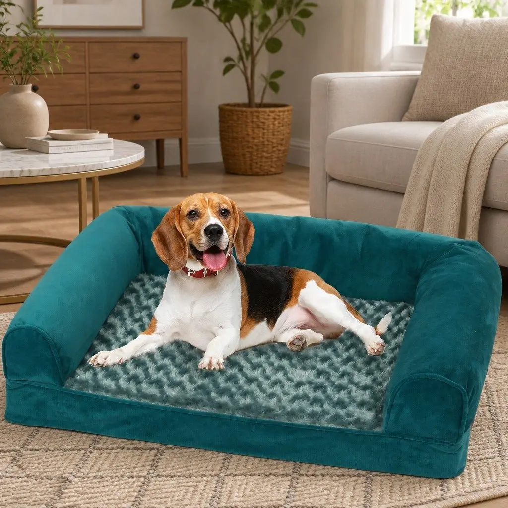 Orthopaedic Medium Dog Bed Sofa with Washable Cover