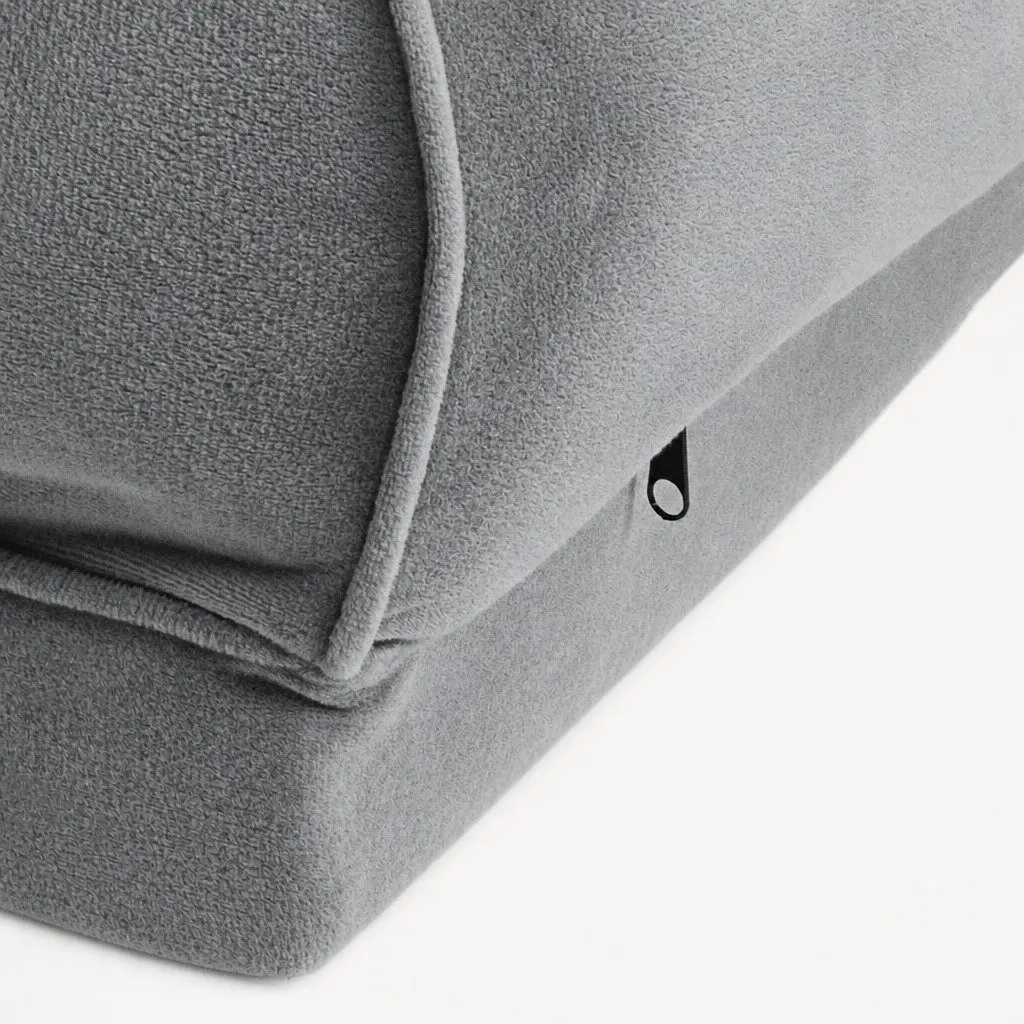 Pet Bed Sofa Dog Beds Medium Soft Orthopaedic Memory Foam Washable Grey