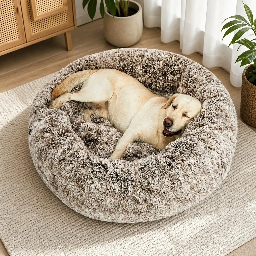Donut-Shaped Pet Bed