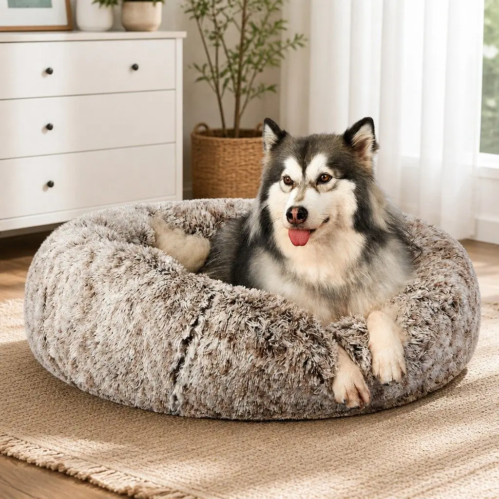 Donut-Shaped Pet Bed