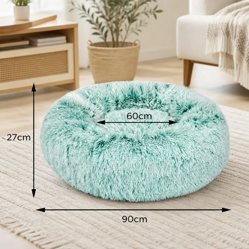 Large Plush Donut Pet Bed